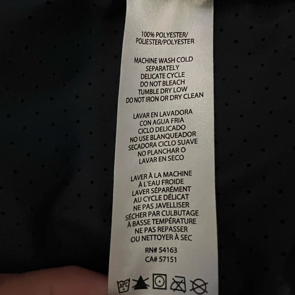 Tommy Hilfiger Black and Red womens L windbreaker Jacket EUC - Picture 6 of 8